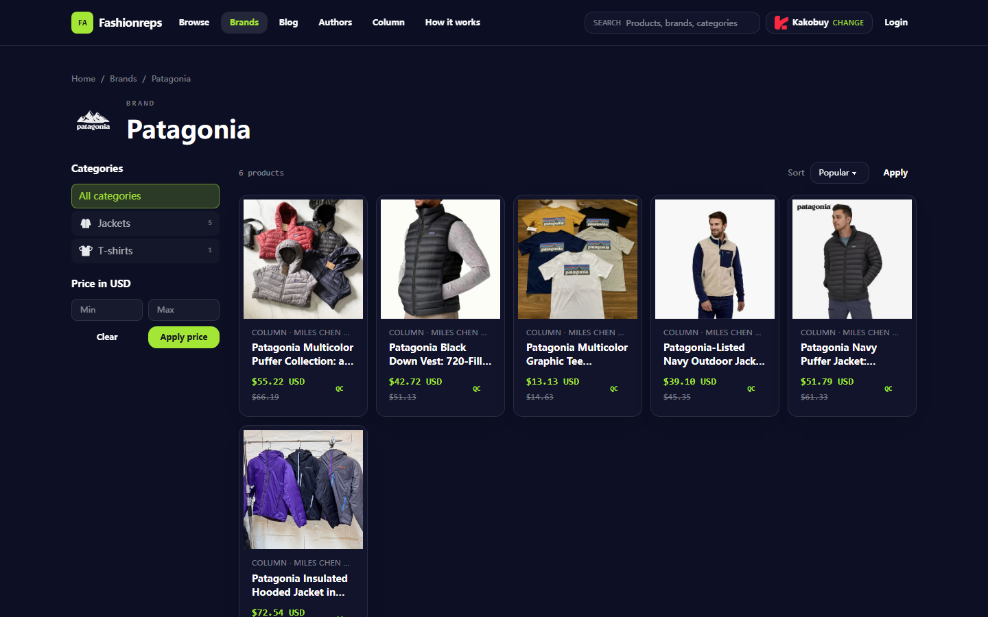 Patagonia on Fashionreps: Fix Image-Color Mismatch