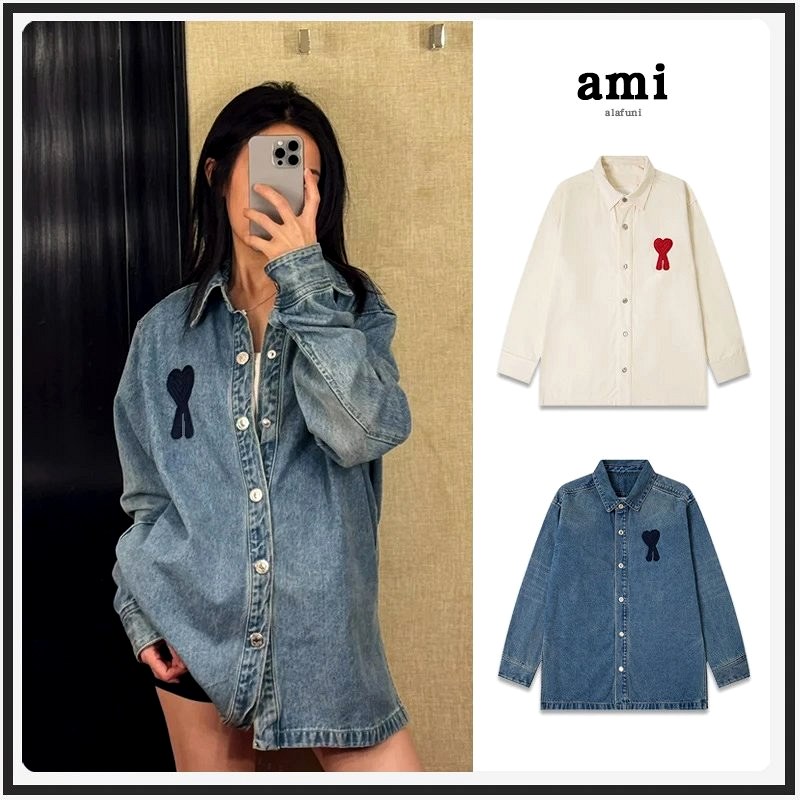 Ami Paris Heart-Embroidered Denim Jacket Review: A Ten-Point Inspection of the $45.97 Button-Front Trucker