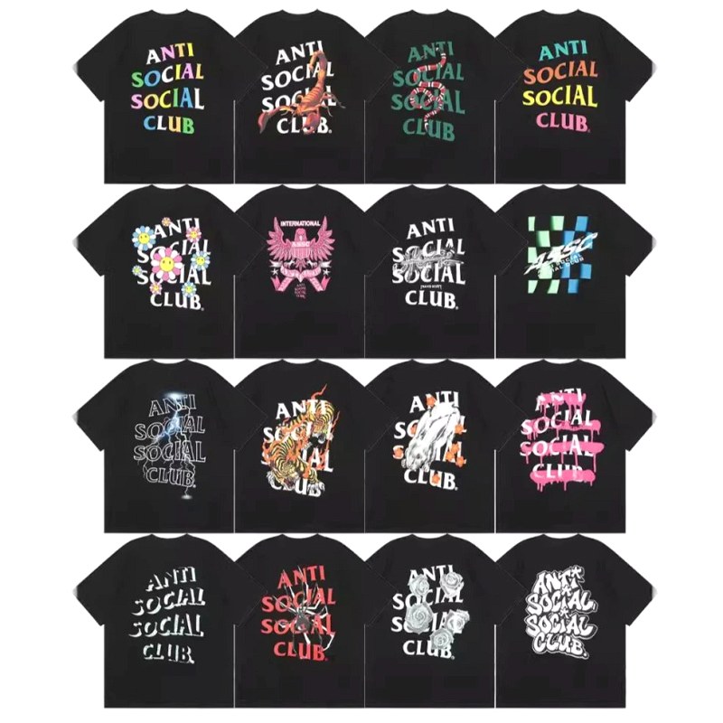 Anti Social Social Club Multicolor T-Shirt Collection Review: 29 Cherry Blossom Tees, 230gsm Double-Yarn Cotton