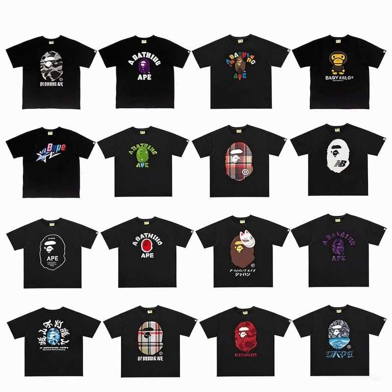 Bape Classic Monkey Print T-Shirt Review: Cotton Weight, Colorways and Fit