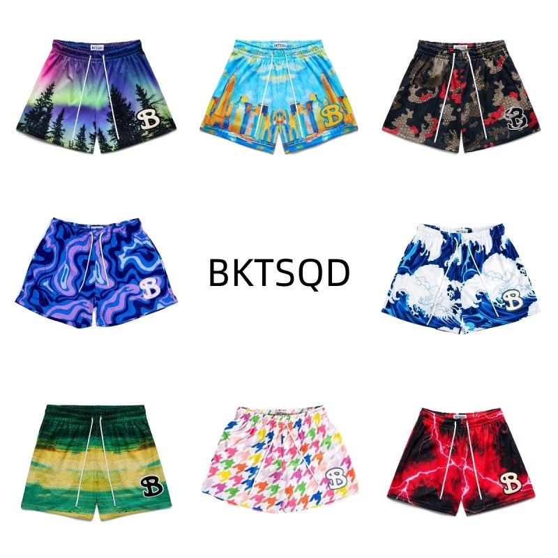 BKTSQD Multicolor Shorts Collection Review: Print Alignment and Hem Stitching on a $10.15 Sport Short