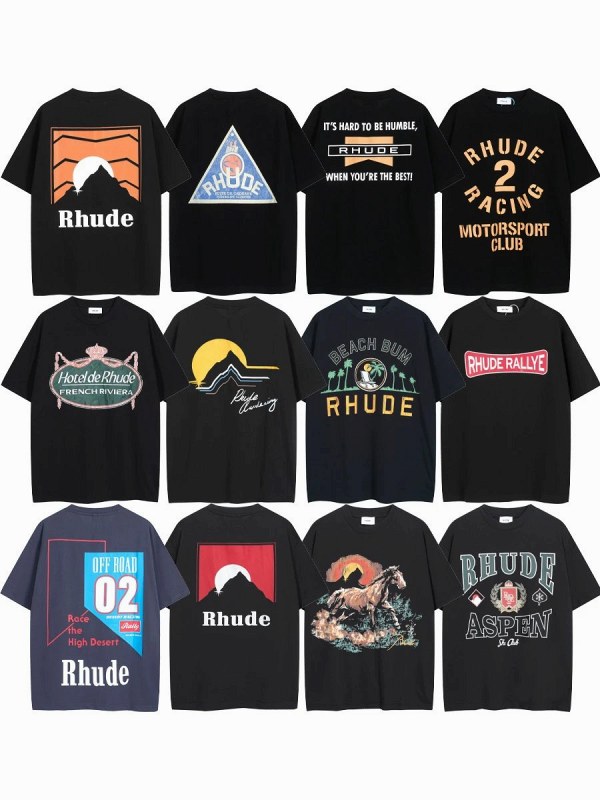 Rhude "Dark" Series T-Shirt Collection Review: Hands-On Cotton Graphic Tees
