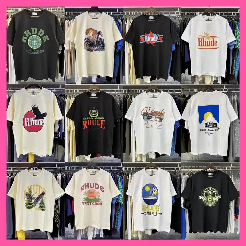 Rhude Streetwear T-Shirt Collection Review: 220g Long-Staple Cotton, Loose Fit, Sizing Caveats