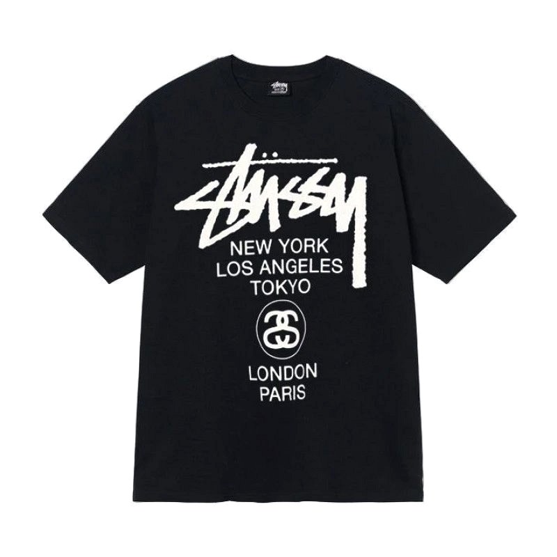 Stussy Letter-Print Black T-Shirt Review: Relaxed Crew Tee Tested